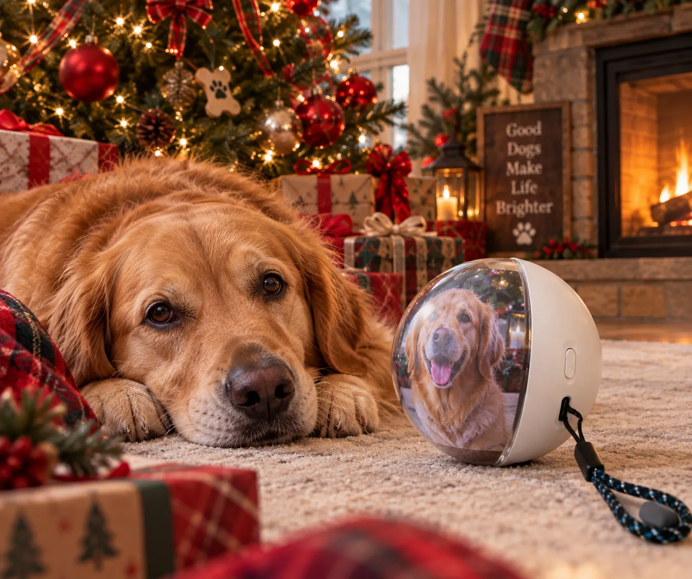 Memory Orb showing a photo of a pet